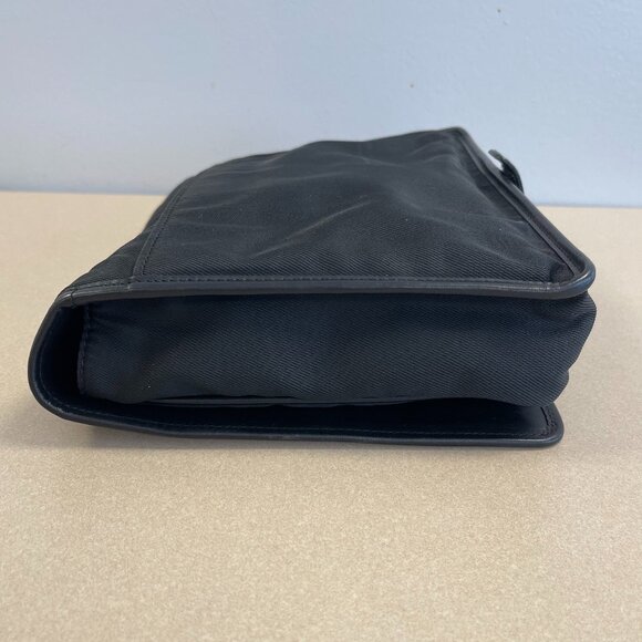 Salvatore Ferragamo Black Nylon Clutch Bag w/ Wristlet Strap - Preowned - Picture 7 of 14